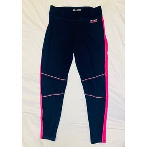 Navy and Pink Hollister leggings